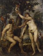 Adam and Eve (df01) Peter Paul Rubens
